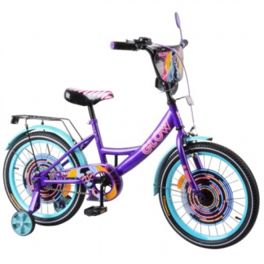 Велосипед TILLY Glow 18&quot; T-218213 purple + blue /1/ Фото