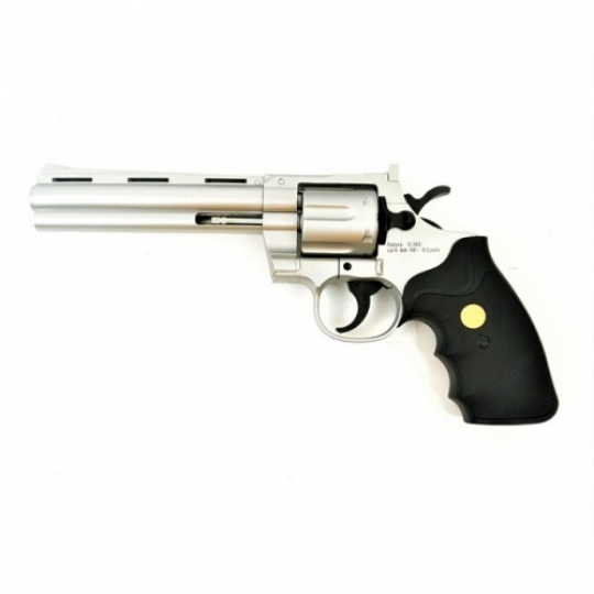 Іграшковий револьвер страйкбольний Сміт-Вессон метал чорний/сірий Фото
