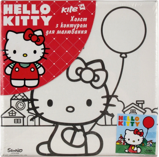 Холст с контуром Hello Kitty 2 (20*20см) HК14-216-2К Фото