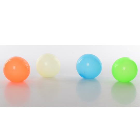 Игрушка MS 3346-2 (240шт) липучка, липкий мяч, неон, 6см, микс цветов, в кульке,6-6-6см Фото
