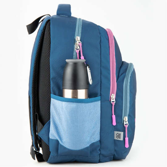 Ортопедический рюкзак в школу синий для девочки GoPack Education Don&amp;#039;t touch this для начальной школы (GO20-113M-2) Фото