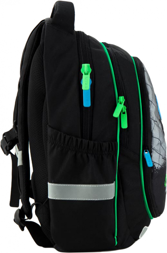 Рюкзак школьный полукаркасный Kite Education Cool 0.8 кг 38x28x16 см 19.5 л Черный (K19-723M-2) Фото