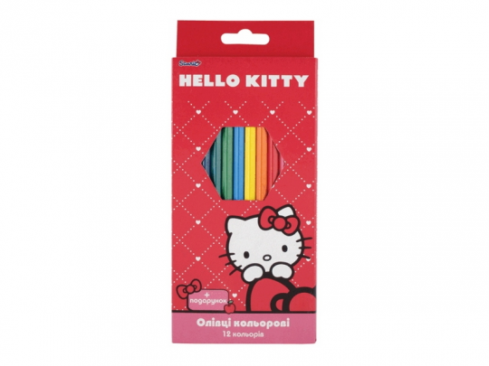 Карандаши цвет., 12 шт. Hello Kitty /1/12/240/ Фото