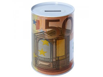Копилка-банка железная &quot;50 евро&quot; 10*15см N01782 (48шт)