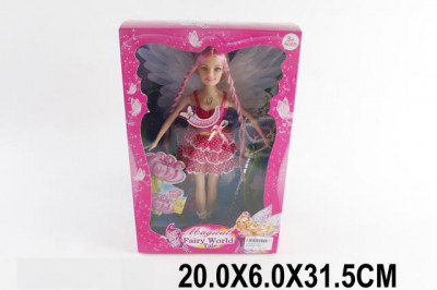 Кукла &quot;Ангел &quot; S58 (72шт/3) с крыльями, свет, в коробке 20*6*31, 5см