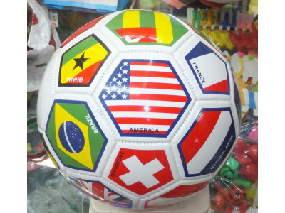 Мяч футбольный BT-FB-0014 флаги 390г ш.к./60/