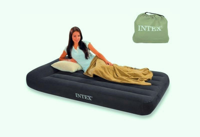 Надувная велюровая кровать Intex (66767)