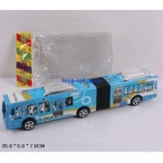 Автобус инерц. 899-68 в пакете 35*5*7 см. Фото