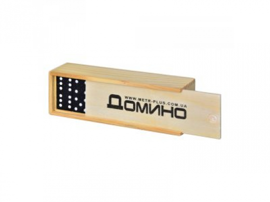 Домино M 0027 в деревянной коробке, 14,5-5-3см Фото
