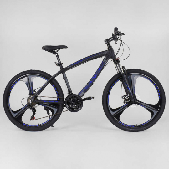 Велосипед Спортивный CORSO EVOLUTION 26&quot;дюймов 95838 (1) рама алюминиевая 17``, 21 скорости, собран на 75% Фото