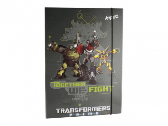 Папка на резинке картон., А4 Transformers /1/100// Фото