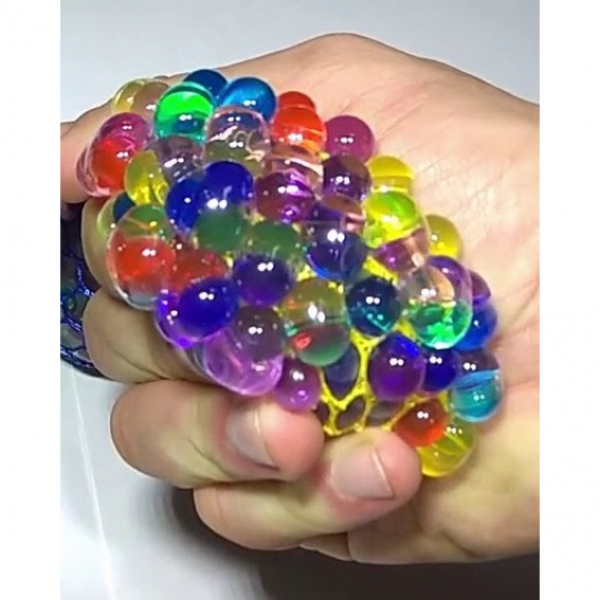 Шарики-антистресс лизун разноцветный с гидрогелем Фото