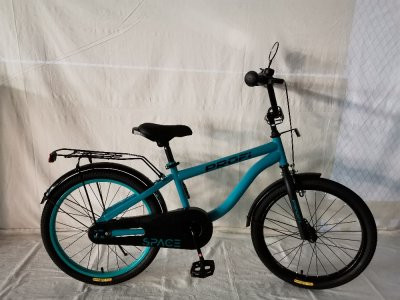 Велосипед детский PROF1 20д. SY20151 (1шт)Space,изумруд,свет,звонок,зерк.,доп.колеса