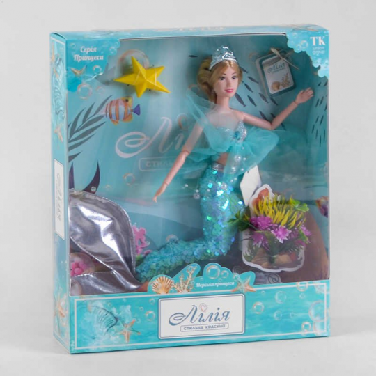 Кукла ТК - 13641 “TK Group”, “Морская принцесса”, питомец, аксессуары, в коробке Фото