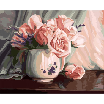 Картины по номерам - Романтичность роз (КНО2042)