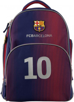 Рюкзак школьный Kite Education FC Barcelona 36х30х20 см 19 л Темно-синий (BC19-705S)