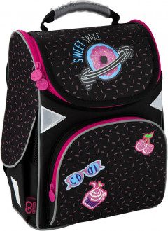 Рюкзак школьный каркасный GoPack Education для девочек 900 г 34x26x13 11 л Sweet Space (GO20-5001S-2)