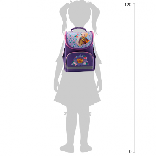 Рюкзак школьный каркасный Kite Education Regal Academy 0.95 кг 35x25x13 см 11 л Фиолетовый (RA19-501S) Фото