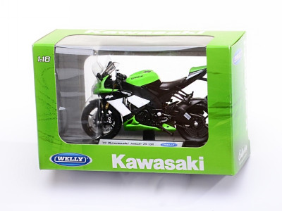 Welly. Мотоцикл 1:18 KAWASAKI 2009  NINJA ZX-10R /48/