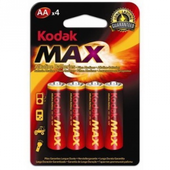 Батарейки Kodak alkaline AA/4 блистер /80/ Фото