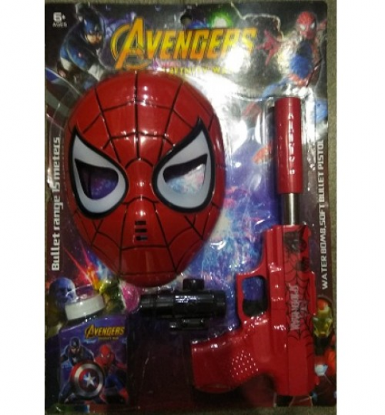 Пистолет 99-4/99-5 &quot; Avengers&quot; с гелевыми пульками и маской кор.37*5*26 84 Фото