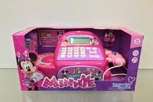 Кассовый апарат &quot;Minnie Mouse &quot; KDL888-12MN (54шт/2) с аксесс., в кор.14*12*25см Фото