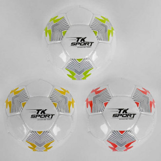 Мяч футбольный ND (50) ``TK Sport``, 3 вида, 420-430 грамм, ручной шов, высококачественный PU, размер №5