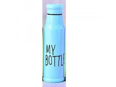 Термос железный &quot;My bottle&quot; 350мл (синий) 8170-350BL (50шт)