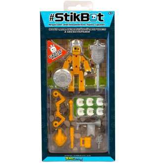 Игровой набор для  анимационного творчества STIKBOT S3 - РЫЦАРЬ (1 экскл. фиг., аксессуары)