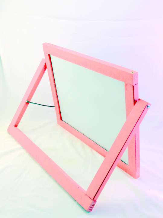 Доска для рисования настольная, магнитная, цветная розовая или голубая Фото