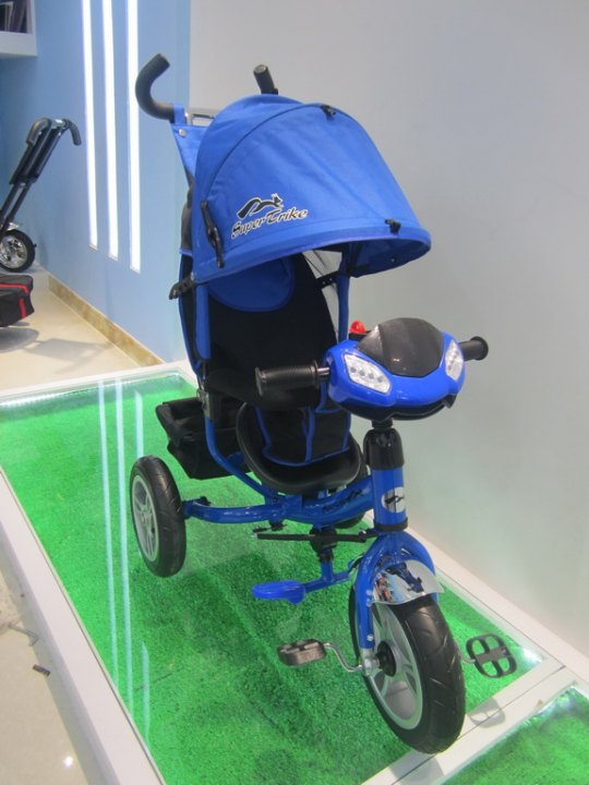 Детский трехколесный велосипед TR17013 синего цвета Фото