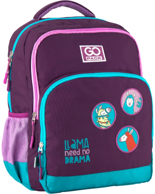 Рюкзак школьный GoPack Education для девочек 450 г 38x28x18 20 л Lama (GO20-113M-4) Фото