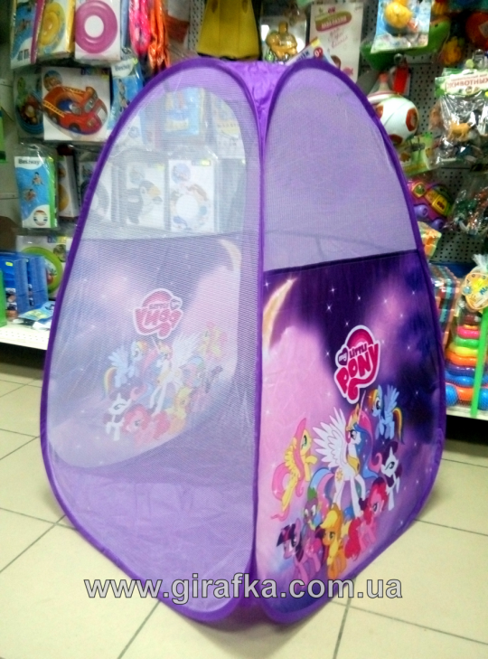 Палатка lottle pony Пони фиолетовая, много фото Фото