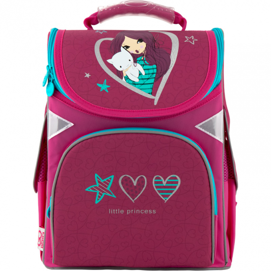 Рюкзак школьный GoPack Education каркасний 5001-3 Little princess (GO20-5001S-3) Фото