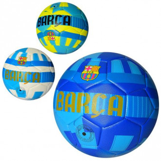 Мяч футбольный, размер 5, PU, 320-340г, 3цвета(клуб), в пак. (50шт)