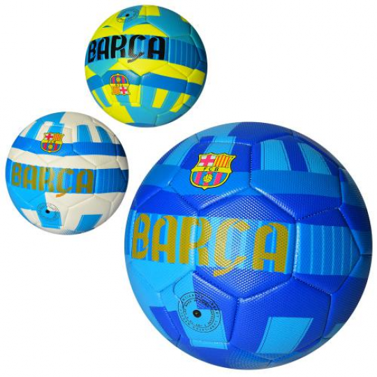 Мяч футбольный, размер 5, PU, 320-340г, 3цвета(клуб), в пак. (50шт) Фото
