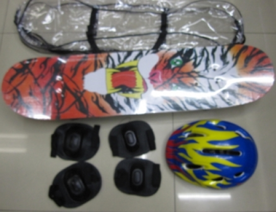 Скейт с набором BT-YSB-0023 колеса PVC подвеска 1,1см 6в.71*20 в сумке ш.к./6/ Фото