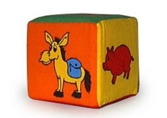 Кубик - погремушка. Животные Фото
