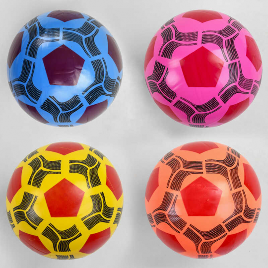Мяч резиновый C 44645 (500) 4 цвета, размер 9&quot;, вес 60 грамм Фото