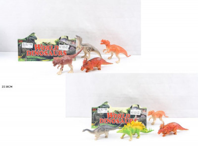 Животные 828-D1/D2 (192шт/2) 2 вида, динозавры, в пакете 22см