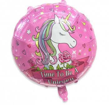 Воздушный фольгированный шар Time to be a Unicorn