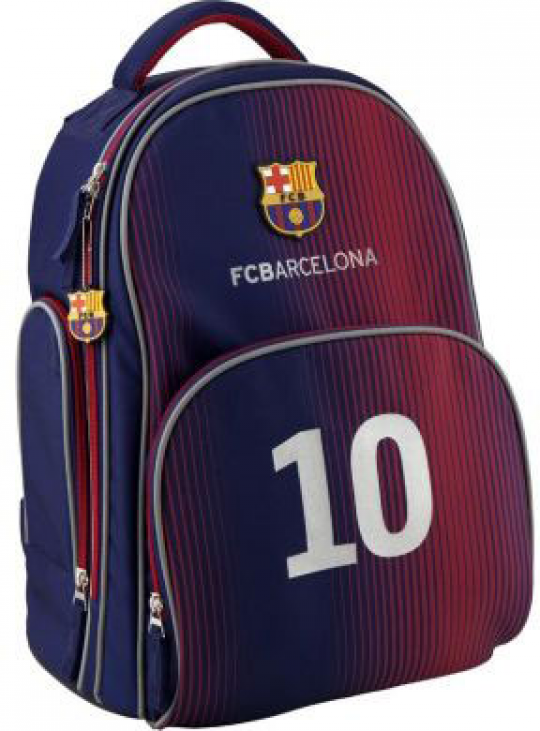 Рюкзак школьный Kite Education FC Barcelona 36х30х20 см 19 л Темно-синий (BC19-705S) Фото