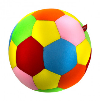 Антистрессовая игрушка мягконабивная &quot;SOFT TOYS &quot;Футбольный мяч&quot; цветной, 20*20см
