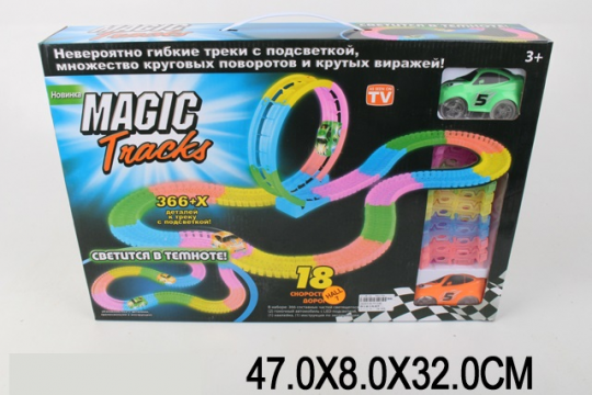 Трек  Magic Tracks PT366 (1649518) (24шт/2) 366 дет, в коробке 47*32*8 см Фото