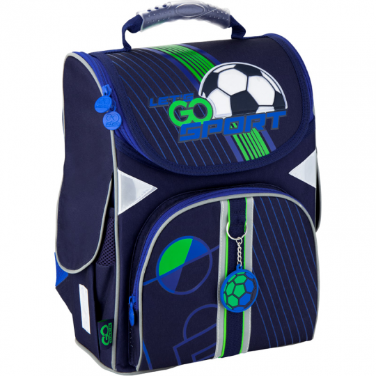 Рюкзак школьный GoPack Education каркасний 5001-10 Football (GO20-5001S-10) Фото
