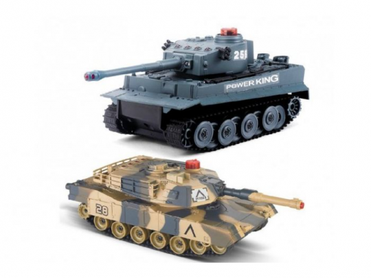 Радиоуправляемый танковый бой Huan Qi 558 Abrams vs Abrams 1:24 Фото
