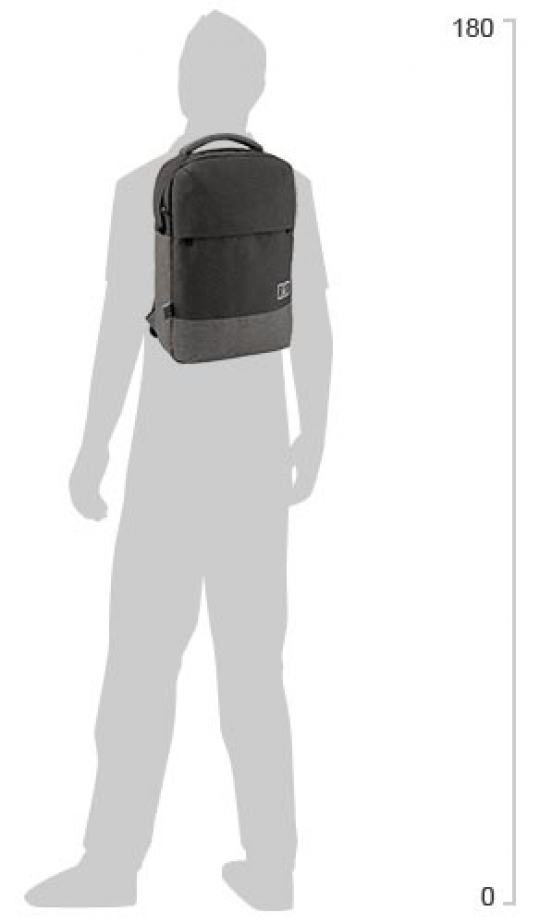 Рюкзак молодежный GoPack 0.55 кг 45x30x10 см 18 л Серо-коричневый (GO19-139L-2) Фото