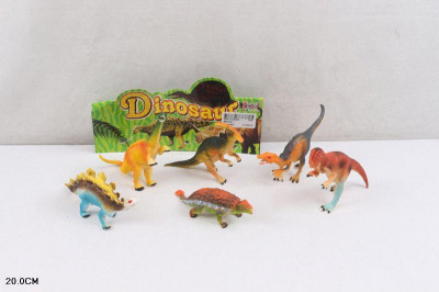 Животные 866-K61 (144шт/2) динозавры, 6 шт в пакете 20см