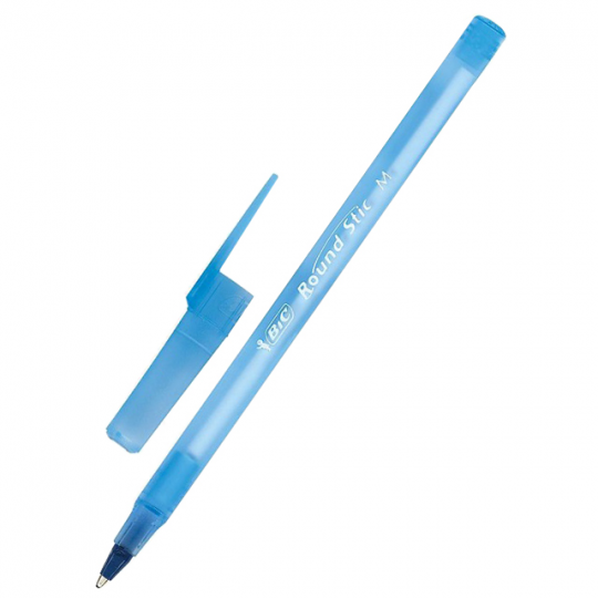 Ручка кулькова BIC Round Stic синя Фото