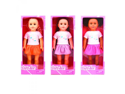 Кукла DEFA 5510 (6шт) мягконабивная, 46см, 2вида, в кор-ке, 48-20-10,5см
